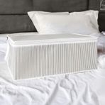 Braventa Collection Pazar Kapısı Baza Altı Düzenleyici Kumaş Hurç Büyük Boy Organizer (65 x 45 x 22) (5 Adet Gri Büyük B - Standart