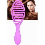 Braventa Collection Plastik Bükülebilir Saç Tarağı Hafif Acıtmaz Saç Tarama Pembe - Standart