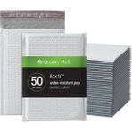 Braventa Collection Quality Park Kabarcık Postalar, 15,5 x 25,7 Cm, Beyaz Poli Postalar, Dolgulu Zarflar, Nakliye Zarfla