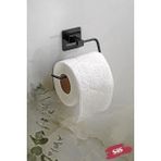 Braventa Collection Sas Haus Kare Yapışkanlı Açık Tuvalet Kağıtlığı Wc Kağıtlık Tutucu Siyah KS-001