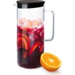 Braventa Collection Sımax 1,25 L Cam Sürahi – Borosilikat – Kapaklı – Buzdolabı Uyumu – Isıya Dayanıklı – Avrupa Üretimi - Standart