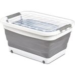 Braventa Collection Tekerlekli Katlanır Silikon Saklama Çamaşır Sepeti Oyuncak Organizer - Standart
