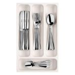 Braventa Collection Tescoma Flexispace 899410 Mutfak Gereçleri Için Çekmece Düzenleyici, Plastik, Beyaz, 37 x 22,2 x 4,5