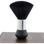 Braventa Collection Topuzlu Berber/kuaför Ense Fırçası/kıl Temizleme Fırçası Siyah - Standart