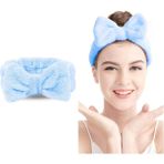 Braventa Collection Toyaş Fiyonk Peluş Bandana Makyaj Spa Saç Bandı Buz Mavi - Buz Mavisi