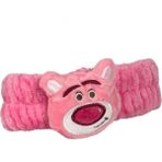Braventa Collection Toyaş Lotso Bear Peluş Bandana Makyaj Spa Saç Bandı Fuşya