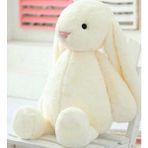 Braventa Collection Uyku Arkadaşım Uzun Kulak Bunny Peluş Tavşan 65 cm Beyaz