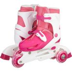 Braventa Collection Xslide Inline Paten, Tek Beden, Ayarlanabilir, Üniseks, Pembe