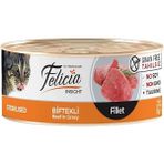 Braventa Collection Yaş Kedi Maması, Kısırlaştırılmış Kediler Için, Biftekli Fileto, Tahılsız, 85 G
