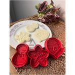 Braventa Collection Yılbaşı & Yeniyıl Kurabiye Kalıbı Set-2 (3'lü) - Standart