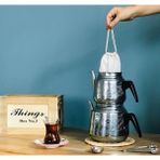 Braventa Collection Yofu Yoga And Food Yıkanabilir Kumaş Çay Kesesi - Organik, EKOLOJIK,%100 Ham Ağartılmamış Ham Pamuk
