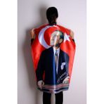 Braventa Collection Zc Bayrak 100X150 Atatürk Baskılı Türk Bayrağı cm Raşel Kumaş Dijital Baskı-Özel Sert Plastik Kutu I - Standart