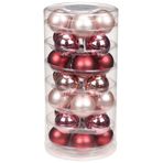 Bravo Asılabilir Yılbaşı Yeniyıl Ağacı Süsü Lüks 6cm Cam Top ROSE Christmas Tree Ornaments Glassball 6cm
