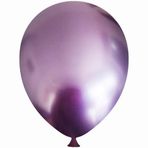 Bravo Helyuma Uyumlu Mor Krom Balon Mirror Balon 12 inç 5 Adet Krom Mor Balon 12 inch