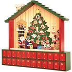 Bravo Yılbaşı Yeniyıl Dekorasyonu Ahşap Yılbaşı Süpriz Takvimi Christmas Noel Wooden Advent Calender Ahşap Advent Calender Ev