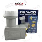 Bravoo Br04, Quad Bravoo Br04 Qualıty 4 Lnb Tüm Çanaklar Ve Tv'ler İle Uyumlu