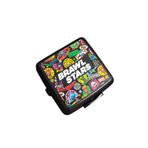 Brawl Stars Lisanslı İki Katlı Dört Bölmeli Beslenme Yemek Kabı, Siyah