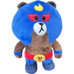 Brawl Stars Oyun Karakteri El Primo Peluş Oyuncak 22 cm 1 Adet - Mavi