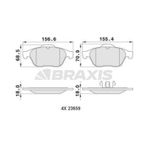 Braxis Aa0111 Ön Fren Balatası Laguna Iı 1.6 16v 1.8 16v 1.9 3.0 V6 Megane Iı 05 1.6 16v 1.5 2.0 1.8 410607716r