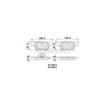 Braxis Aa0245 Fren Balatası Ön Bmw F20 F21 F30 F31 F32 F33 F35 34116850568