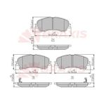 Braxis Aa0617 Ön Fren Balatası Nissan Qashqai J11 Kasa 2013-xtrail 2014- Renault Kadjar 2015- D10604ba0a