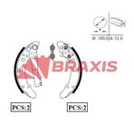 Braxis AC0033 Arka Fren Balatası