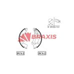 Braxis Arka Fren Balatası Pabuc Hyundaı Accent Era 06-11 Kıa Rıo 06-11 Kampana Tıp (Abs Sız)