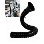 Brazo - Boru hortumu 150 cm duman çıkarıcı güzellik salonları, laboratuvarlar ve atölyeler için hava filtresi için ayarlanabilir ağızlıklı yalıtımlı boru