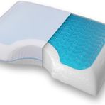 Breathable Cool Jel Deluxe Hafızalı Yastık 60x40x13 Cm Visco Memory Foam Ortopedik Boyun Desteği Yıkanabilir Kılıf