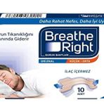 Breathe Right Küçük/Orta 6x10 Adet Burun Bandı