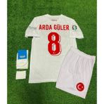 Breathless A.R.D.A. G.Ü.L.E.R. Türkiye Euro 2024 Milli Takımı Iç Saha Çocuk Forması 4'Lü Set (Beyaz) - 6 - 7 Yaş