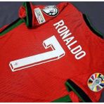 Breathless Portekiz 2024/25 Yeni Sezon Cristiano Ronaldo Iç Saha Forması - Standart - Kırmızı