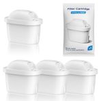 BREAUILL Brita® Marella® sürahi için yedek su filtresi, filtre kartuşları, Brita® Maxtra+® Plus Maxtra Pro® All-in-1 ile uyumlu, her gün saf suyun tadını çıkarın (4)