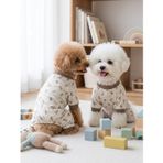 Breeds & Friends Penye Köpek Tulumu | Desenli Köpek Pijaması | Küçük Irklar İçin