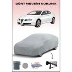 Breen Alfa Romeo Alfetta ile Uyumlu Oto Branda, Araba Brandası, Su ve Güneş Geçirmez Araba Çadırı - Gri