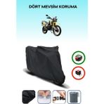 Breen Arora CR250 Arka Çanta Uyumlu Siyah Motosiklet Branda Su Geçirmez Dayanıklı Kumaş