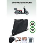 Breen Arora Mojito Pro S Için Arka Çanta Ve Kilit Uyumlu Siyah Motosiklet Branda, Güvenli