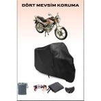 Breen Asya As 150-12 Uyumlu Siyah Motorsiklet Branda, Motor Örtüsü