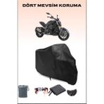 Breen Benelli 502-C Uyumlu Siyah Motorsiklet Branda, Motor Örtüsü
