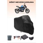 Breen Cfmoto 250NK Uyumlu Siyah Motorsiklet Branda, Motor Örtüsü - Siyah, Arka Çanta ve Kilit Uyumsuz