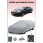 Breen Ford Fiesta 7 Sedan ile Uyumlu Oto Branda, Araba Brandası, Su ve Güneş Geçirmez Araba Çadırı - Gri