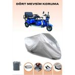 Breen Gri Moped Branda, Arora Xlt 48 Derya 3 Tekerlekli Elektrikli Motor Brandası