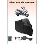 Breen Honda Fes 250 Foresight Uyumlu Siyah Motorsiklet Branda, Motor Örtüsü