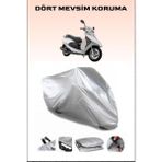 Breen Honda Spacy 110 Alpha Uyumlu Motorsiklet Branda, Motor Örtüsü - Gri, Arka Çanta ve Kilit Uyumsuz