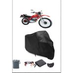 Breen Honda Xl 250 Uyumlu Siyah Motorsiklet Branda, Motor Örtüsü
