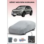 Breen Hyundai Tucson ile Uyumlu Oto Branda, Araba Brandası, Su ve Güneş Geçirmez Araba Çadırı - Gri
