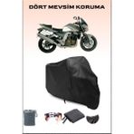 Breen Kawasaki Z 750 Uyumlu Siyah Motorsiklet Branda, Motor Örtüsü
