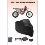 Breen Ktm 450 Exc-F Six Days Uyumlu Siyah Motorsiklet Branda, Motor Örtüsü