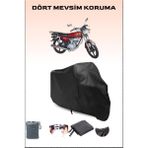 Breen Kuba KM125-6 Uyumlu Siyah Motorsiklet Branda, Motor Örtüsü