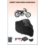Breen Kuba Rx9 50 Uyumlu Siyah Motorsiklet Branda, Motor Örtüsü